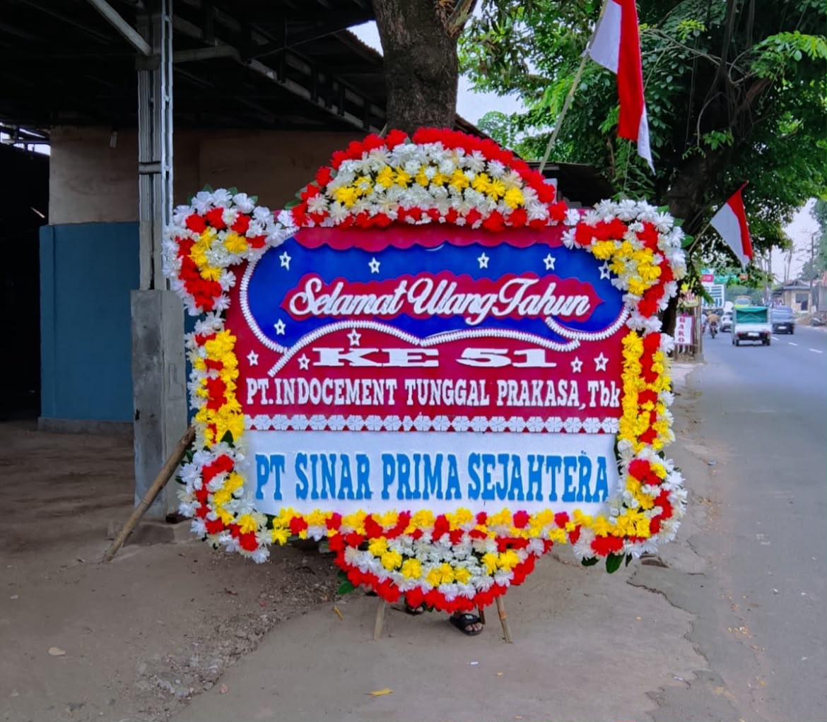 Bunga papan selamat sukses untuk grand opening di Cileungsi